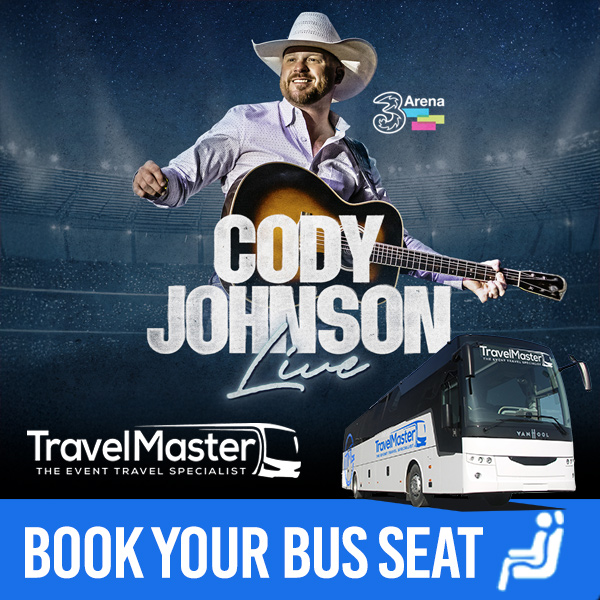 Bus to Cody Johnson 3Arena Dublin 2026