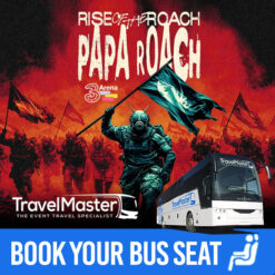 Bus to Papa Roach 3Arena Dublin 2026