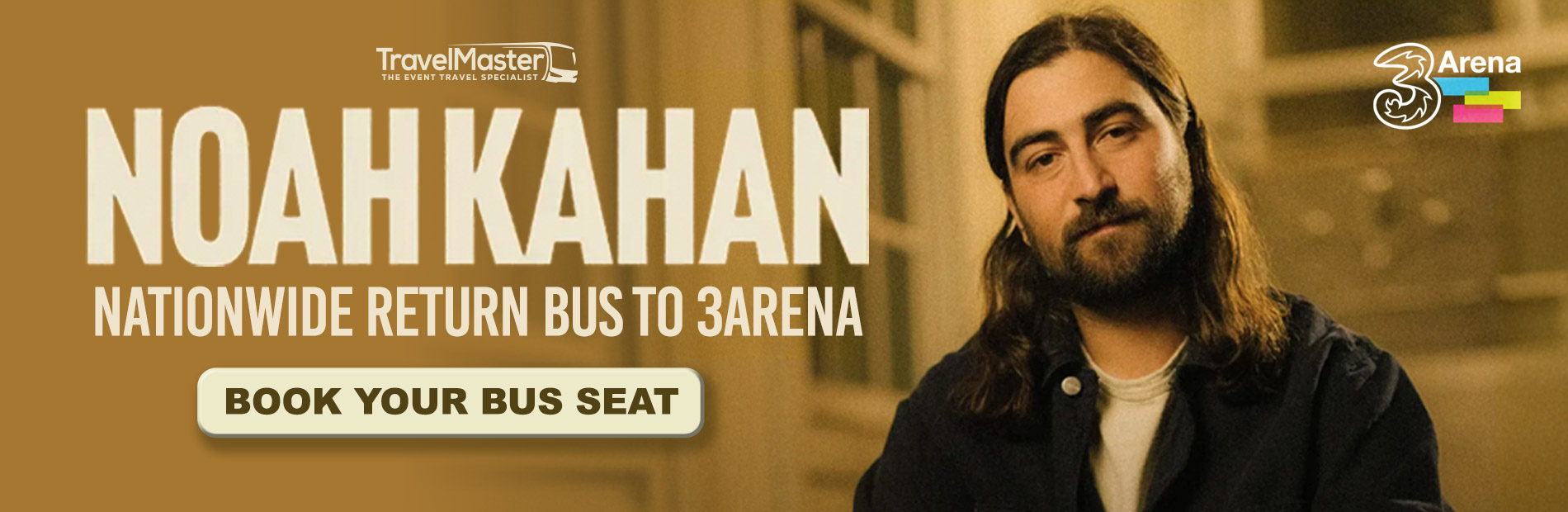 Bus to Noah Kahan 3Arena Dublin 2026