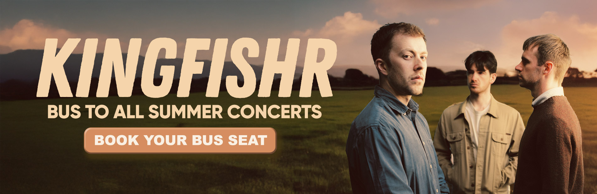 Bus to all Kingfishr Concerts 2026