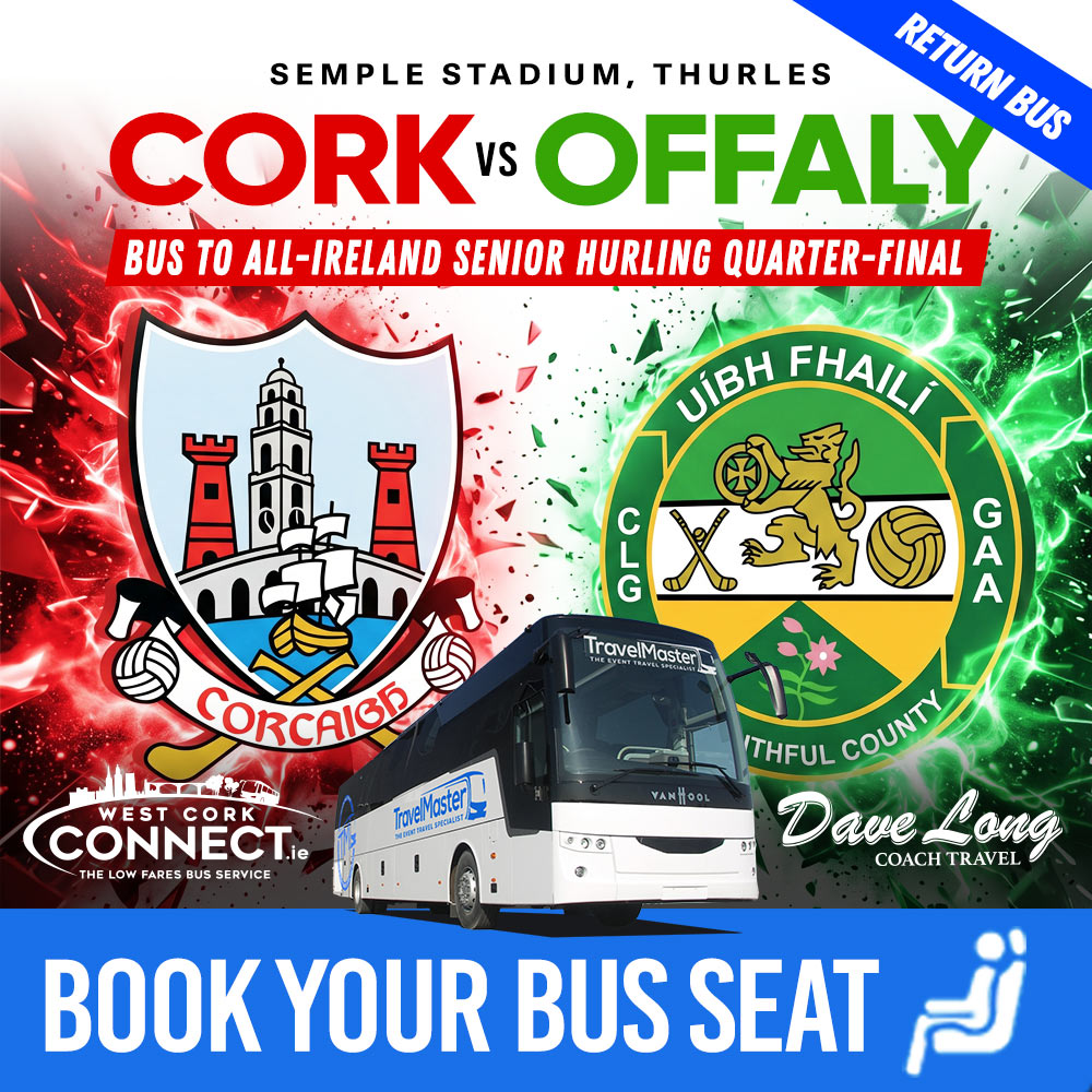 Bus to All-Ireland Senior Hurling Quarter-Final- Cork v Offaly