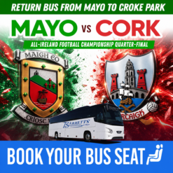 Bus from Mayo to All-Ireland Senior Football Championship Quarter-Final | Mayo v Cork | 27th June 2026