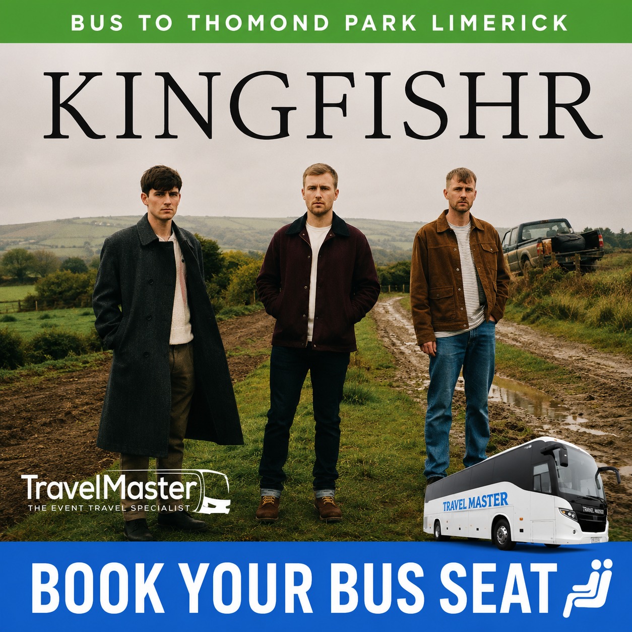 Bus to Kingfishr Thomond Park Limerick 2027 - Nationwide Return
