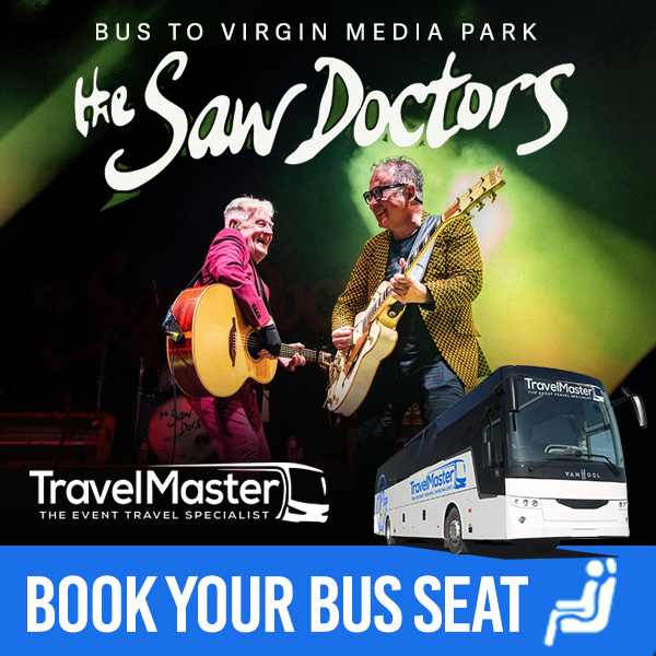 Bus to the Saw Doctors Virgin Media Park Cork 2027