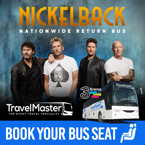 Bus to Nickelback 3Arena Dublin 2027